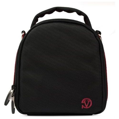  VanGoddy Laurel Fire Red Carrying Case Bag for Kodak PixPro Astro Zoom, Friendly Zoom, Compact to Advanced Cameras