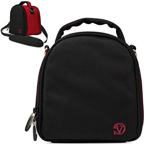  VanGoddy Laurel Fire Red Carrying Case Bag for Kodak PixPro Astro Zoom, Friendly Zoom, Compact to Advanced Cameras