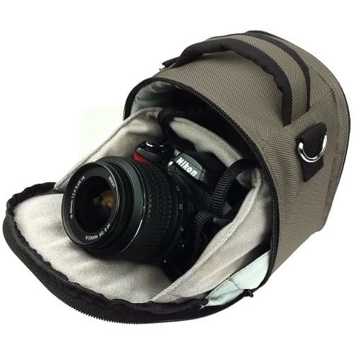  VanGoddy Laurel Steel Gray Carrying Case Bag for Kodak PixPro Astro Zoom, Friendly Zoom, Compact to Advanced Cameras