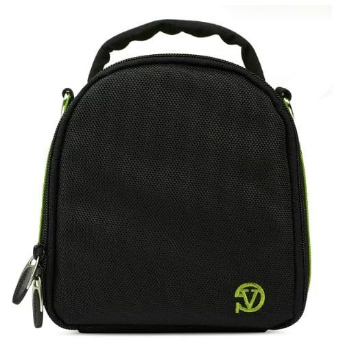  VanGoddy Laurel Neon Green Carrying Case Bag for Canon PowerShot Series Compact to Advanced Cameras