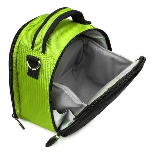  VanGoddy Laurel Neon Green Carrying Case Bag for Canon PowerShot Series Compact to Advanced Cameras