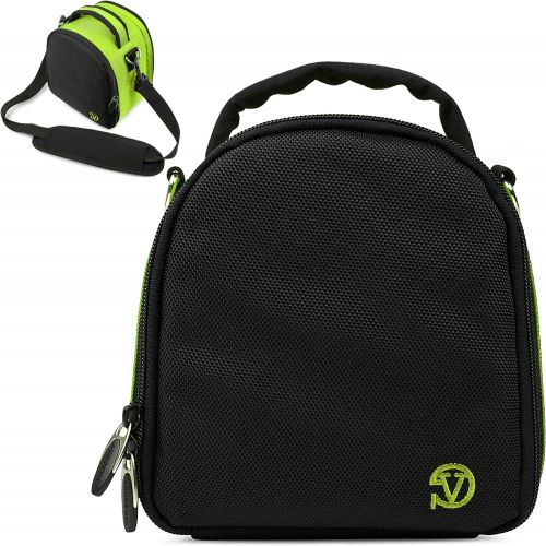  VanGoddy Laurel Neon Green Carrying Case Bag for Canon PowerShot Series Compact to Advanced Cameras