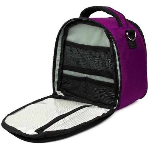  VanGoddy Laurel Plum Purple Carrying Case Bag for Polaroid OneStep 2 i-Type Camera, Pop, Snap, Snap Touch, Pic-300 Instant Print