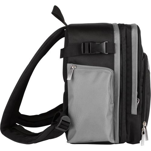  Vangoddy VGSpartaGRY Sparta DSLR Camera Bag with Customizable Interior (Black/Gray)