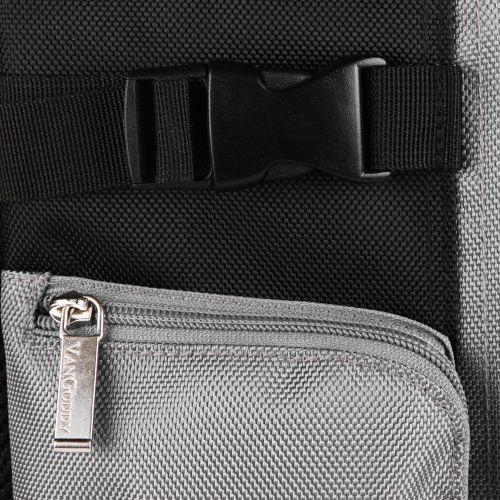  Vangoddy VGSpartaGRY Sparta DSLR Camera Bag with Customizable Interior (Black/Gray)