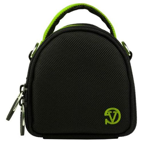  VanGoddy Green Camera Carrying Case Bag Pouch for Canon PowerShot Elph Series Compact Digital Cameras