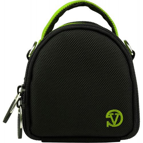  VanGoddy Green Camera Carrying Case Bag Pouch for Canon PowerShot Elph Series Compact Digital Cameras
