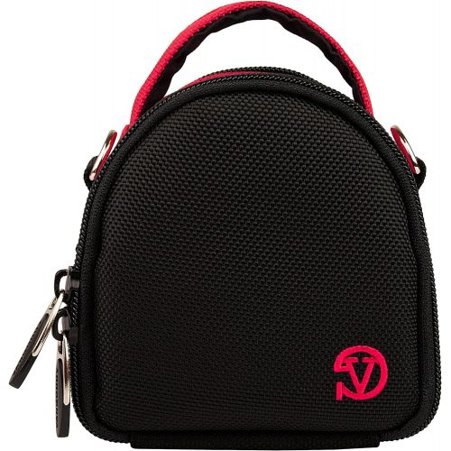  VanGoddy Magenta Camera Carrying Case Bag Pouch for Canon PowerShot Elph Series Compact Digital Cameras