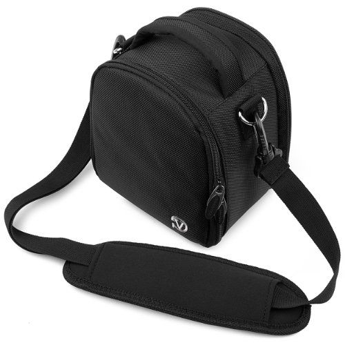  Vangoddy BLack Black SLR Small Camera Bag for Kodak PixPro Printomatic Smile Classic and Mini Shot