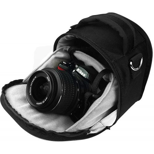  Vangoddy BLack Black SLR Small Camera Bag for Kodak PixPro Printomatic Smile Classic and Mini Shot