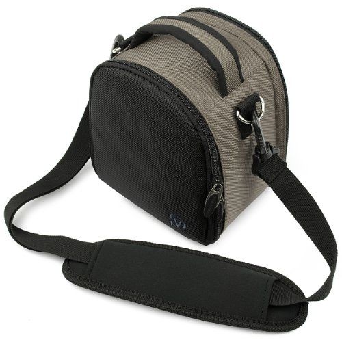  Vangoddy Grey SLR Small Camera Bag for Kodak PixPro Printomatic Smile Classic and Mini Shot