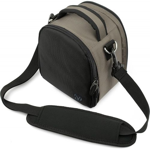  Vangoddy Grey SLR Small Camera Bag for Kodak PixPro Printomatic Smile Classic and Mini Shot