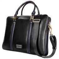 Vangoddy Meka Classic Genuine Leather BriefcaseMessenger Bag, Fits up to 12.2-Inch Tablets