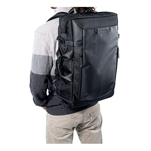  Vanguard VEO SELECT45M BK Backpack/Shoulder Bag for DSLR Camera, Video Gear or Drone, Black