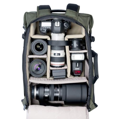  Vanguard VEO SELECT35 GR Shoulder Bag for DSLR Camera, Video Gear or Small Drone, Green