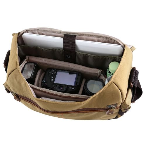  Vanguard Havana 38 Messenger Bag for Sony, Nikon, Canon, Fujifilm Mirrorless, Compact System Camera (CSC), DSLR, Travel