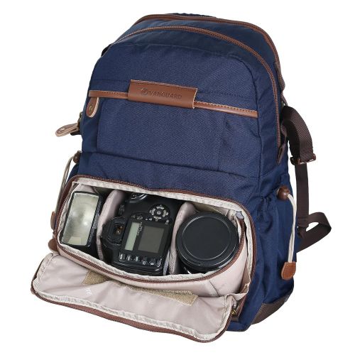  Vanguard Havana 48 Backpack (Blue) for Sony, Nikon, Canon, Fujifilm Mirrorless, Compact System Camera (CSC), DSLR, Travel