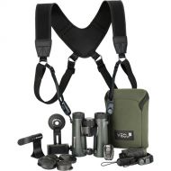 Vanguard 10x42 VEO HD IV Binoculars Bundle with Deluxe Harness, Digiscoping Adapter & Tripod Mount