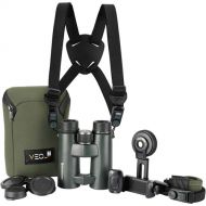 Vanguard 10x42 VEO HD2 Binoculars Bundle with Harness, Digiscoping Adapter & Tripod Adapter