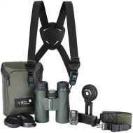 Vanguard 10x42 VEO ED Binoculars Bundle with Harness & Digiscoping Adapter