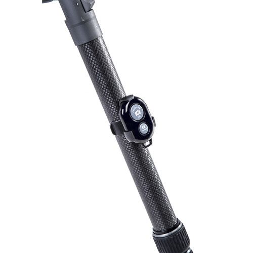  Vanguard VEO 3 GO 235CB Carbon Fiber Tripod/Monopod with T-50 Ball Head, Smartphone Connector, and Bluetooth Remote