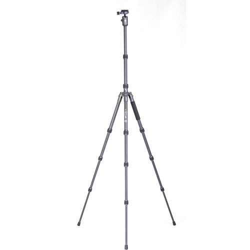  Vanguard VEO 3 GO 204AB Aluminum Tripod/Monopod with T-45 Ball Head, Smartphone Connector, and Bluetooth Remote