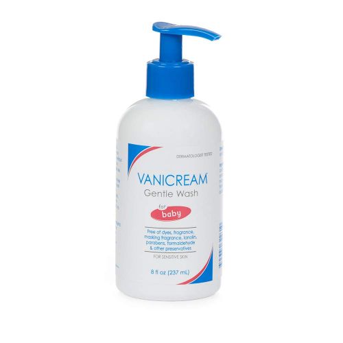  Vanicream Gentle Wash for Baby | Fragrance, Gluten and Sulfate Free | For Sensitive Baby Skin | Dermatologist Tested | 8 Oz with Pump