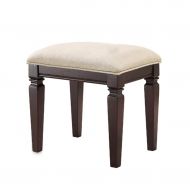 Vanity stool Vanity Chair Solid Wood Dressing Stool Bedroom Makeup Stool Chair Simple Shoes Bench Makeup Chair (Color : Beige, Size : 46x36x46.5cm)