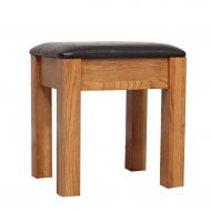 Vanity stool Vanity Chair Small Square Stool Dressing Stool Solid Wood Makeup Stool with Padded Shoe Bench Piano Stool Makeup Chair (Color : Brown, Size : 38x46x46cm)