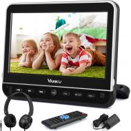 [아마존베스트]Vanku 10.1” Car DVD Player with Headrest Mount for Kids, HDMI Input, Headphone, Support 1080P Video, USB SD, AV in Out, Last Memory, Region Free