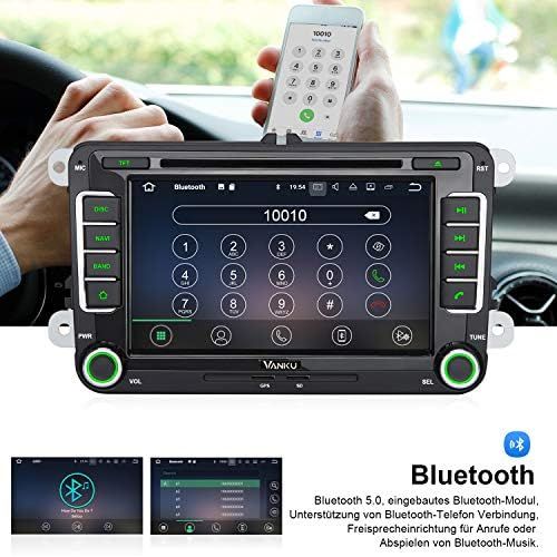  [아마존베스트]-Service-Informationen Vanku Android 10 Car Radio for VW Golf 5 6 Radio with Navi CD DVD Supports Qualcomm Bluetooth 5.0 DAB + WiFi 4G USB MicroSD 7 Inch Screen 2 Din