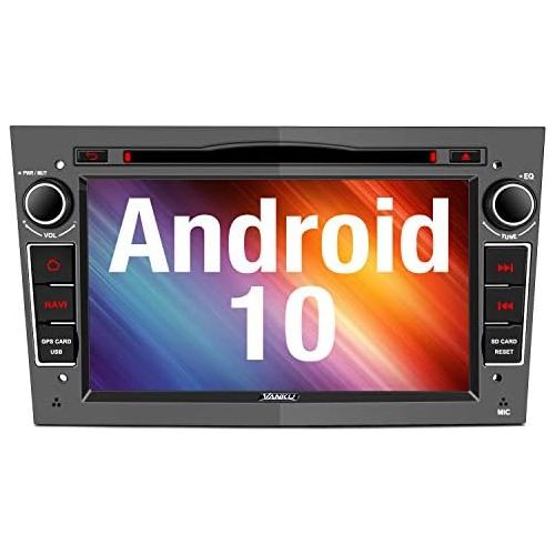  [아마존베스트]-Service-Informationen Vanku Android 10 Car Radio for Vauxhall Radio with Navi CD DVD Player Supports Qualcomm Bluetooth 5.0 DAB+ WiFi 4G USB MicroSD 7 Inch Screen Grey