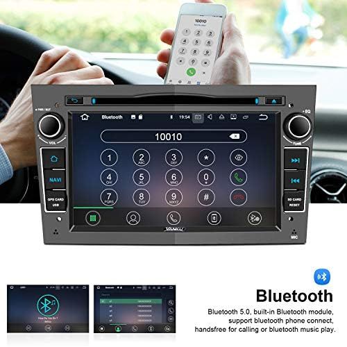  [아마존베스트]-Service-Informationen Vanku Android 10 Car Radio for Vauxhall Radio with Navi CD DVD Player Supports Qualcomm Bluetooth 5.0 DAB+ WiFi 4G USB MicroSD 7 Inch Screen Grey