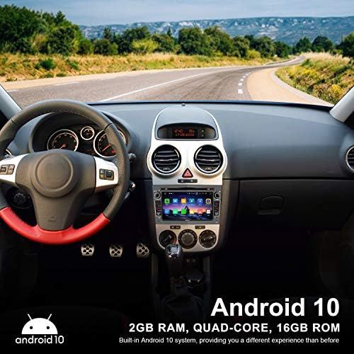  [아마존베스트]-Service-Informationen Vanku Android 10 Car Radio for Vauxhall Radio with Navi CD DVD Player Supports Qualcomm Bluetooth 5.0 DAB+ WiFi 4G USB MicroSD 7 Inch Screen Grey