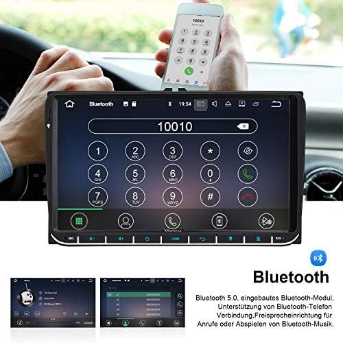  [아마존베스트]-Service-Informationen Vanku Android 10 Car Radio for VW Radio PX6 64GB + 4GB with Navi16GB European Maps, Supports Qualcomm Bluetooth 5.0 DAB + WiFi 9 Inch Touchscreen