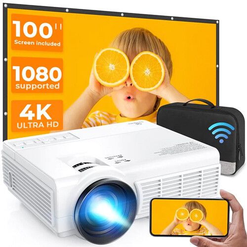  Vankyo Leisure 3 WH 80-Lumen WVGA LED Portable Projector