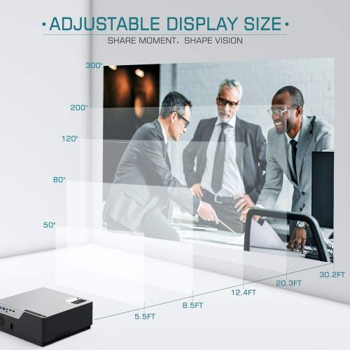  [아마존 핫딜]  [아마존핫딜]Vankyo VANKYO Performance V600 Native 1080P LED Projector, 5000 Lux HDMI Projector with 300”Display Compatible TV Stick, HDMI, VGA, USB, Xbox, Laptop, iPhone Android for PowerPoint Presen