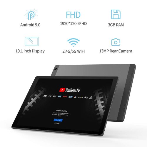  [아마존핫딜][아마존 핫딜] Vankyo VANKYO MatrixPad Z10 Tablet, 10.1 1080p FHD Display, Android 9.0 Pie, 3 GB RAM, 32 GB Storage, 13MP Rear Camera, Quad-Core Processor, 5G WiFi, HDMI, GPS, Gray