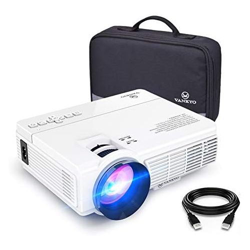  [아마존베스트]Vankyo VANKYO LEISURE 3 Mini Projector, Full HD 1080P and 170 Display Supported, 2400 Lux Portable Movie Projector with 40,000 Hrs LED Lamp Life, Compatible with TV Stick, PS4, HDMI, VGA,