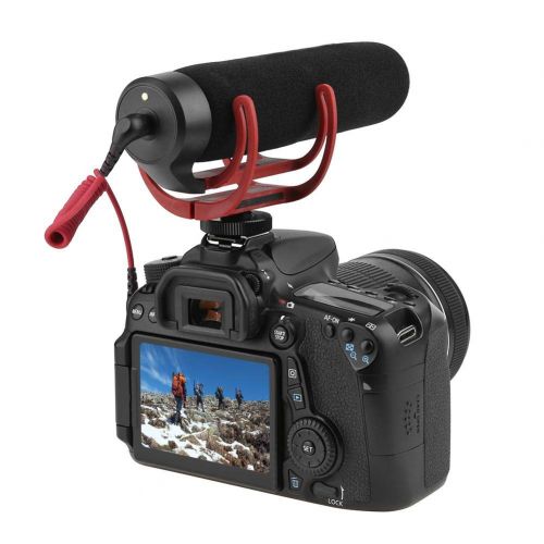  Vanpower vanpower VideoMic Go Condenser Shotgun Microphone Video Cardioid Mic for DSLR Camera