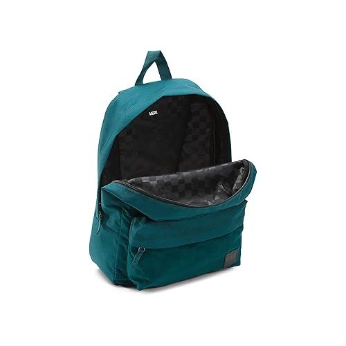 반스 Vans Deana III Corduroy Checkerboard Backpack, Green