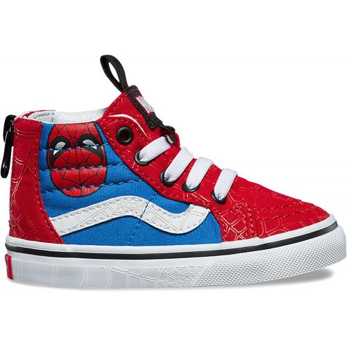 반스 Vans Kids X Marvel SK8-Hi Zip Skate Shoes