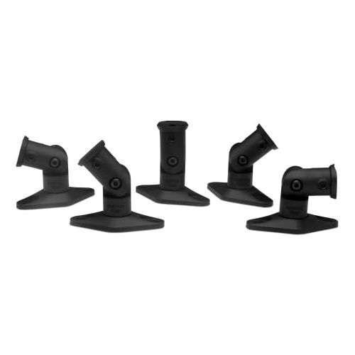  Vantage Point SATS05B Satellite Speaker Mounts for Home Theater Systems - Black (5-Pack)