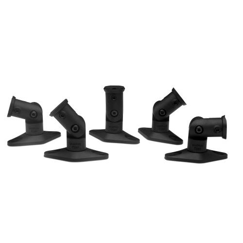  Vantage Point SATS05B Satellite Speaker Mounts for Home Theater Systems - Black (5-Pack)