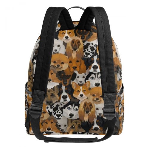  Vantaso School Backpack Bag Puppy Dog for Kids Girls Boys Teen Students