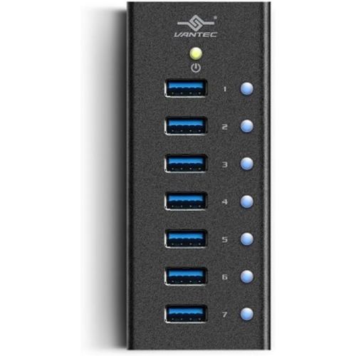  Vantec Aluminum 10-Port USB 3.0 Hub with Power Adapter (UGT-AH100U3)