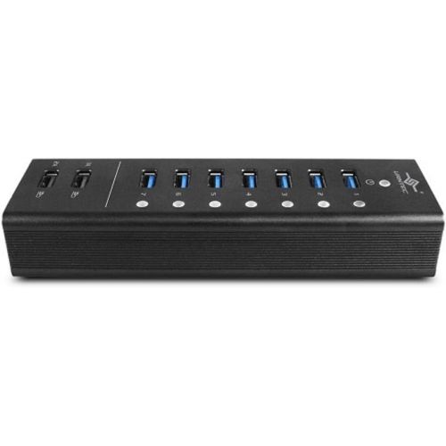  Vantec Aluminum 10-Port USB 3.0 Hub with Power Adapter (UGT-AH100U3)