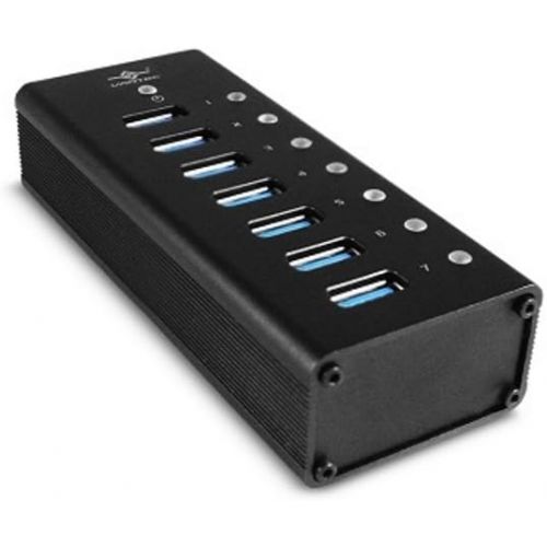  Vantec Aluminum 10-Port USB 3.0 Hub with Power Adapter (UGT-AH100U3)