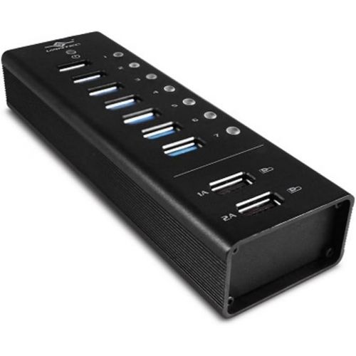  Vantec Aluminum 10-Port USB 3.0 Hub with Power Adapter (UGT-AH100U3)