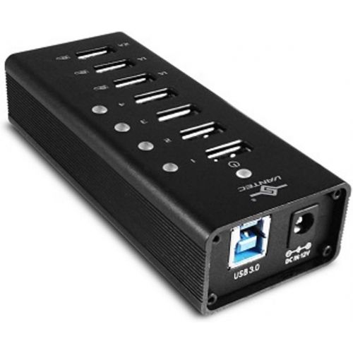  Vantec Aluminum 10-Port USB 3.0 Hub with Power Adapter (UGT-AH100U3)